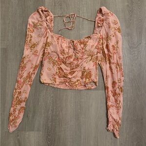 Floral top from free people